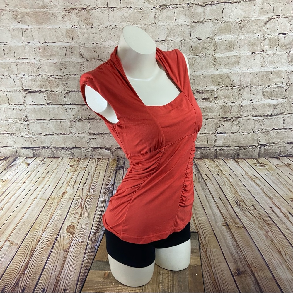 Orange Banana Republic sleeve top top size small - Picture 1 of 9